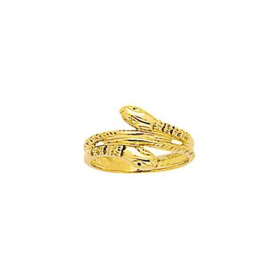 Bague serpent en or jaune