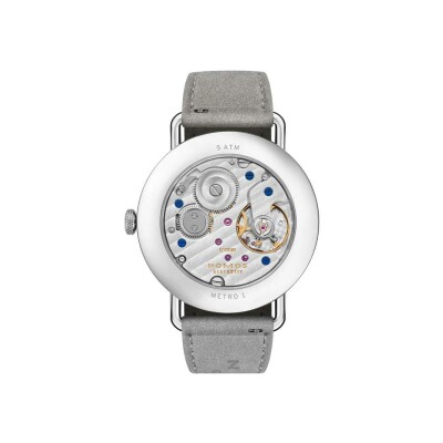 Montre NOMOS Glashütte Metro 33 all silver