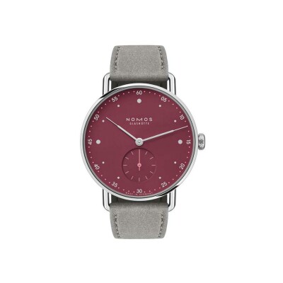 Montre NOMOS Glashütte Metro 33 muted red