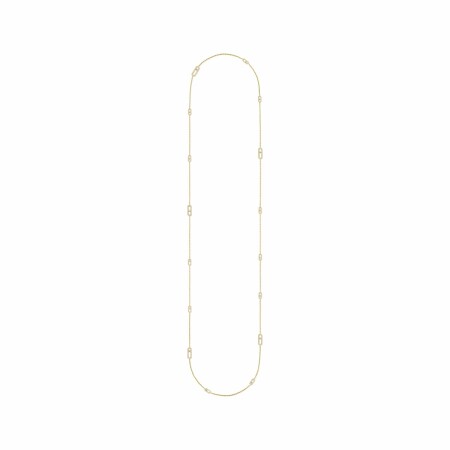 Collier Messika Move Uno en or jaune et diamants