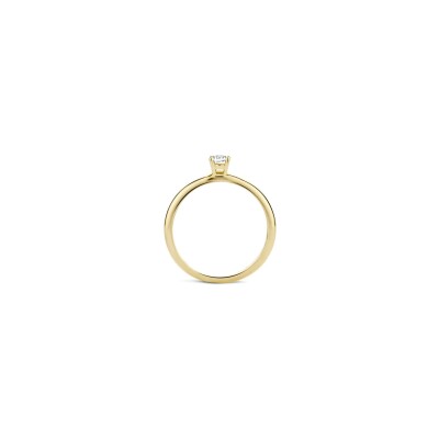 Bague Blush en or jaune et zircon, taille 54