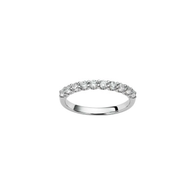 Alliance en or blanc et diamants de 0.50ct