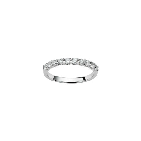 Alliance en or blanc et diamants de 0.18ct