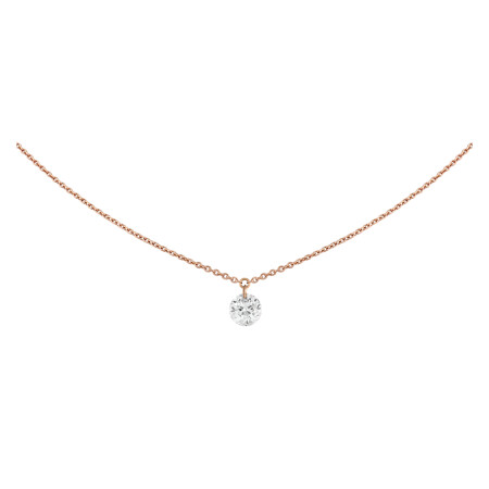 Collier Filles en or Brio en or rose et diamant