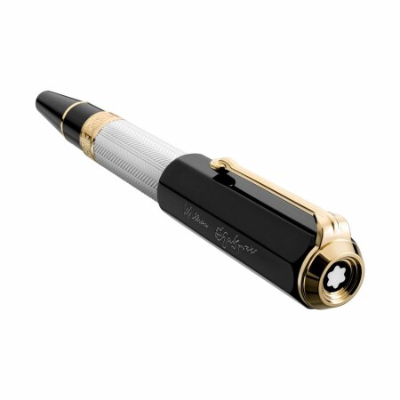 Stylo Rollerball Montblanc Edition Grands Personnages William Shakespeare en résine