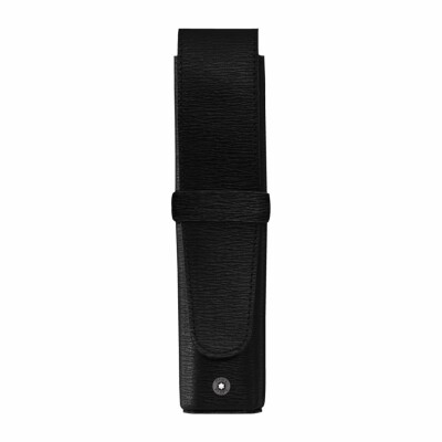 Étui Montblanc 4810 Westside en cuir noir pour 1 stylo