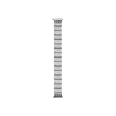Bracelet montre Rochet Flicker en acier extensible poli, anse télescopique - 18-21mm