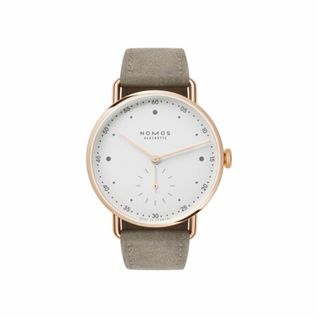 Montre Nomos Metro rose gold 33mm