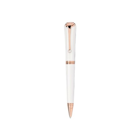 Stylo bille Montblanc Muses Marilyn Monroe Special Edition 'Pearl' blanc