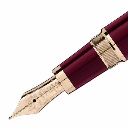 Stylo plume Montblanc Grands Personnages édition spéciale John F. Kennedy bordeaux