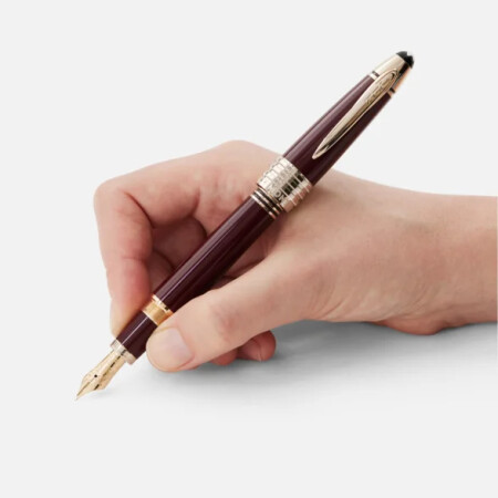 Stylo plume Montblanc Grands Personnages édition spéciale John F. Kennedy bordeaux