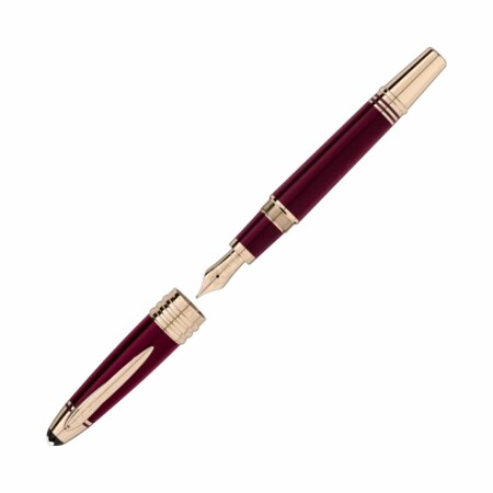 Stylo plume Montblanc Grands Personnages édition spéciale John F. Kennedy bordeaux