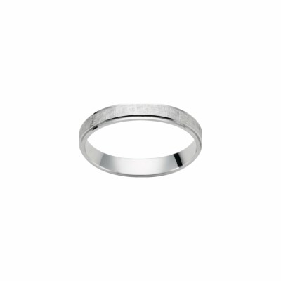 Alliance en or blanc, 4.5mm