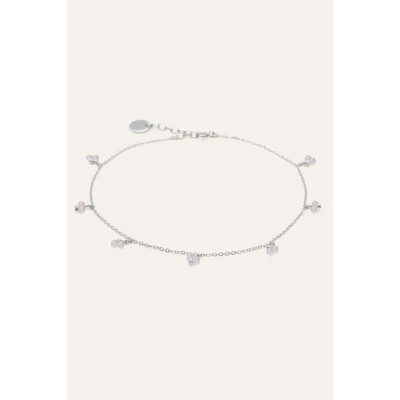 Chaîne de cheville Yay Paris grelots en argent et tanzanite
