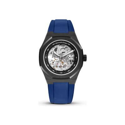 Montre Maison du Temps MTBeta Skeleton Black Edition Silicone Bleu