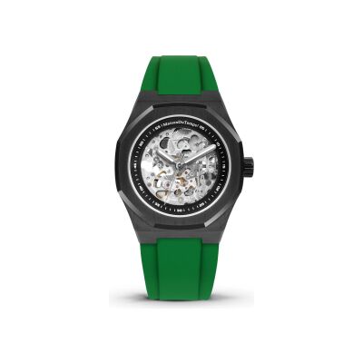 Montre Maison du Temps MTBeta Skeleton Black Edition Silicone Vert