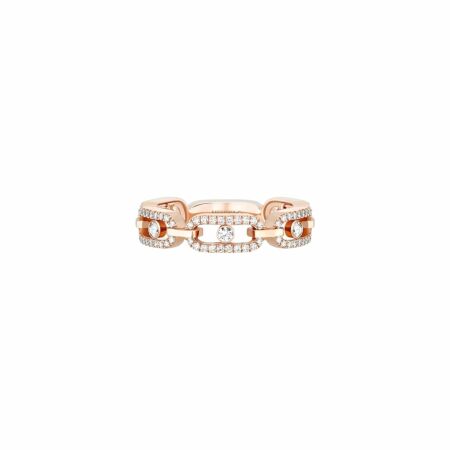 Messika Move Uno Multi ring, pink gold, diamonds