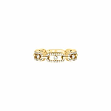 Messika Move Uno Multi ring, yellow gold, diamonds