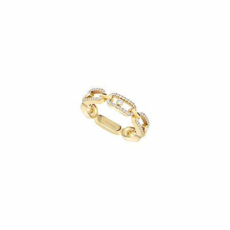 Messika Move Uno Multi ring, yellow gold, diamonds