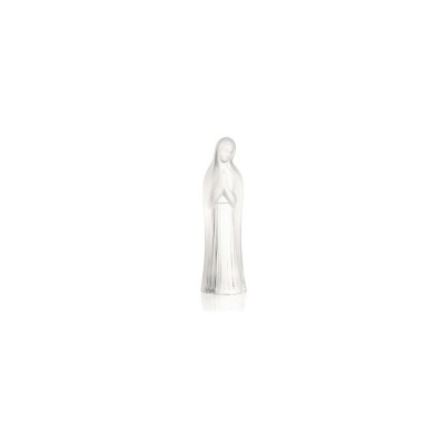 Scultpure Lalique Vierge Mains Jointes en cristal