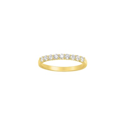 Alliance en or jaune et diamants de 0.35ct