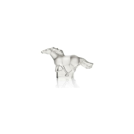 Scultpure Lalique Cheval Kazak en cristal