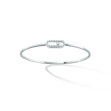 Messika Move Uno bracelet, white gold, diamonds