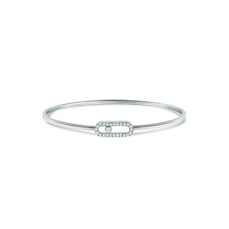 Messika Move Uno bracelet, white gold, diamonds