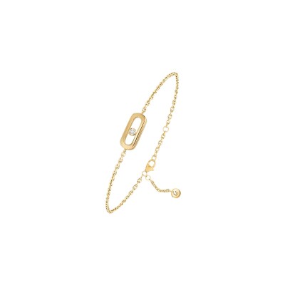 Bracelet Messika Care(s) en or jaune et diamants