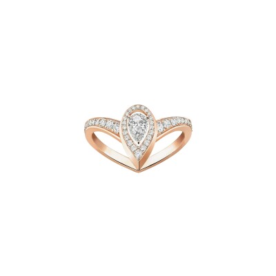 Messika Fiery ring, rose gold and diamonds