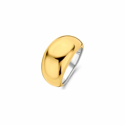 Bague Ti Sento en argent doré, grand modèle