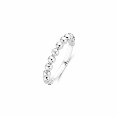 Bague Ti Sento en argent, boules, taille 56