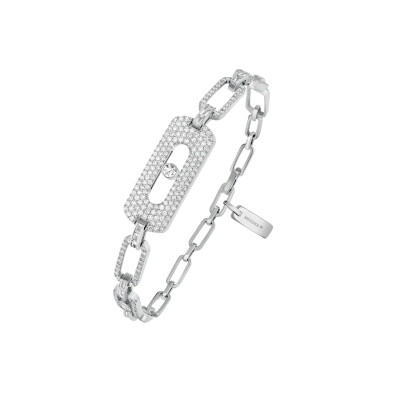 Bracelet Messika My Move en or blanc et diamants