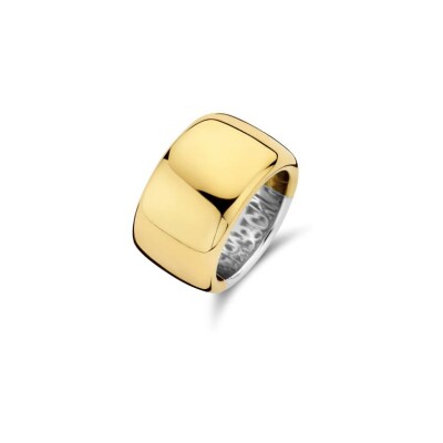 Bague Ti Sento en argent plaqué or jaune, taille 58