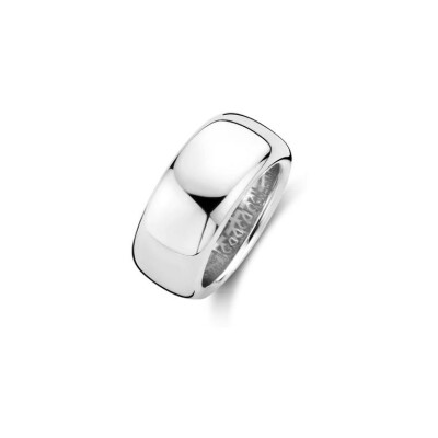 Bague Ti Sento en argent rhodié, taille 56