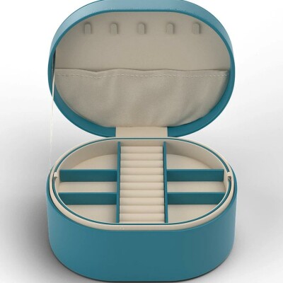 Boîte à bijoux Les Georgettes XL Bleu Canard