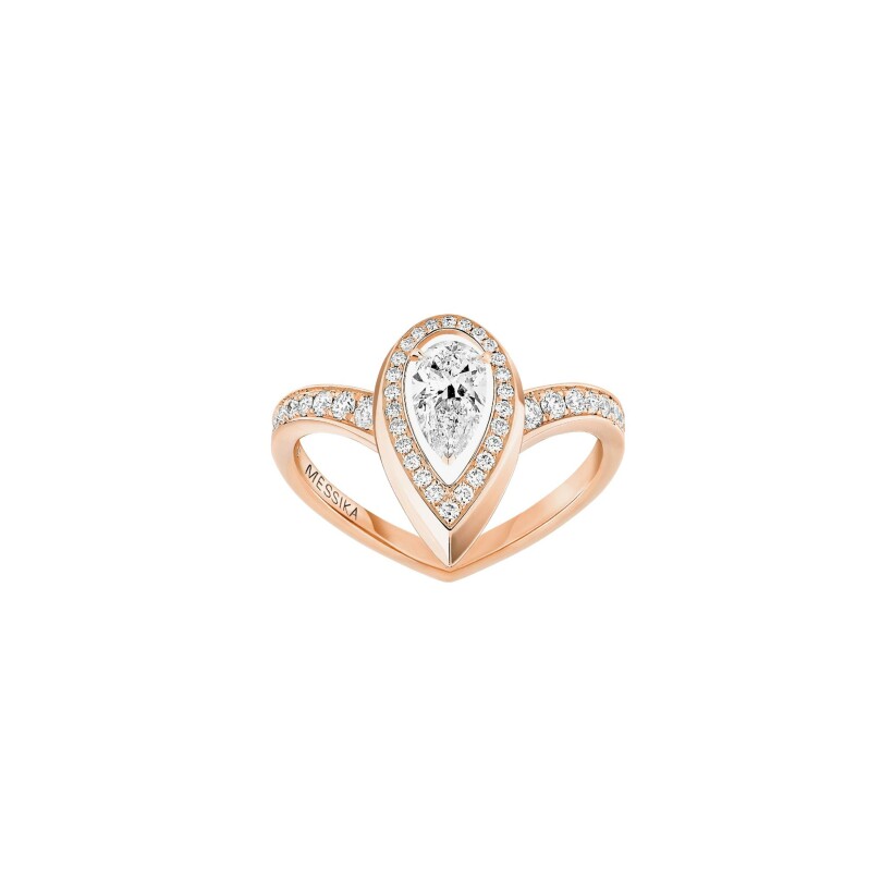 Messika Fiery ring, rose gold and diamonds