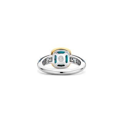 Bague Ti Sento en argent doré, taille 56