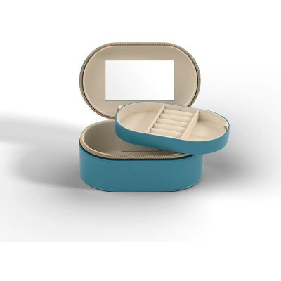 Boîte à bijoux Les Georgettes L Bleu Canard