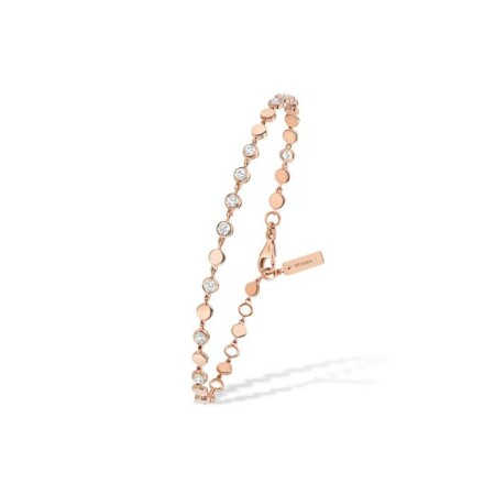 Bracelet Messika D-Vibes en or rose et diamants