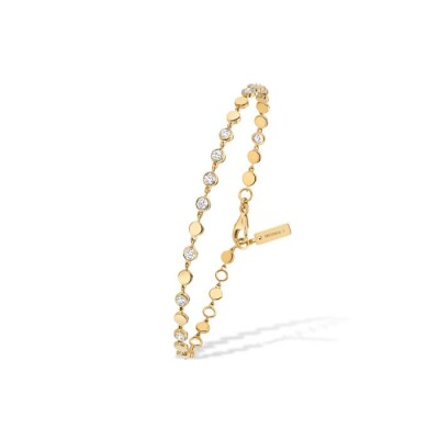 Bracelet Messika D-Vibes en or jaune et diamants