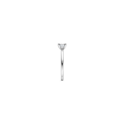 Bague Ti Sento en argent plaqué platine et oxyde de zirconium, taille 54