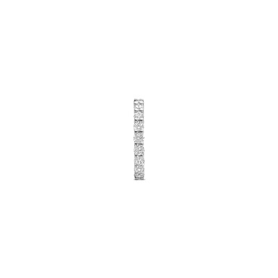 Bague Ti Sento en argent plaqué platine et oxyde de zirconium, taille 54