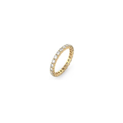 Bague Ti Sento en argent doré et oxyde de zirconium, taille 58