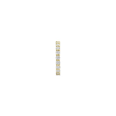Bague Ti Sento en argent doré et oxyde de zirconium, taille 58