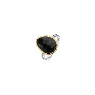 Bague Ti Sento en argent et oxydes de zirconium