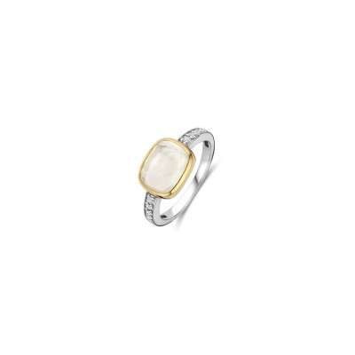 Bague Ti Sento en argent et cristal