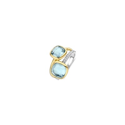 Bague Ti Sento en argent et oxydes de zirconium