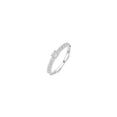 Bague Ti Sento en argent et oxydes de zirconium