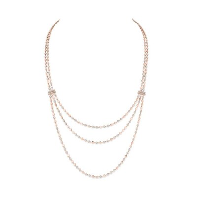 Collier Messika D-Vibes en or rose et diamants